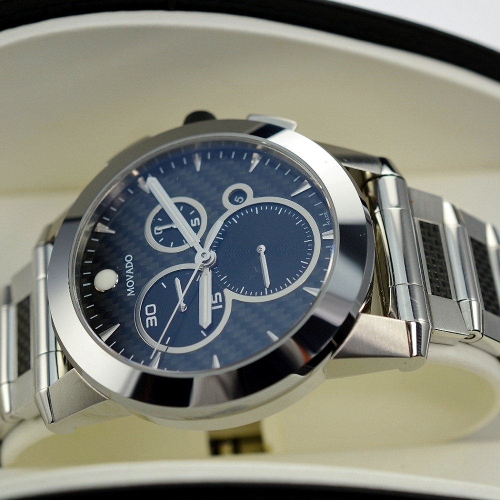 SOLD SOLD Movado Vizio carbon fiber w CF band 0606083 rare